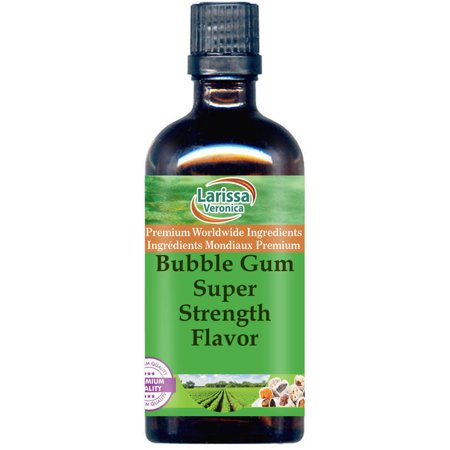 Larissa Veronica Bubble Gum Super Strength Flavor  (Bubble Gum  16 Oz  2-Pack  Zin: 527563)