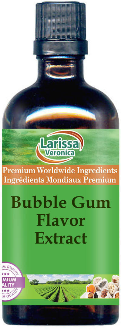 Larissa Veronica Bubble Gum Flavor Extract  (Bubble Gum  16 Oz  3-Pack  Zin: 528920)
