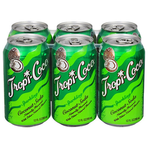 Goya Tropi-Cola Coconut Soda, 12 Fl Oz, 6 Pack
