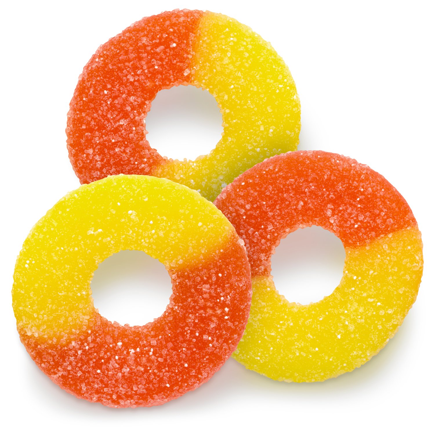 SweetGourmet Gummy Candy Peach Rings | 1 Pound