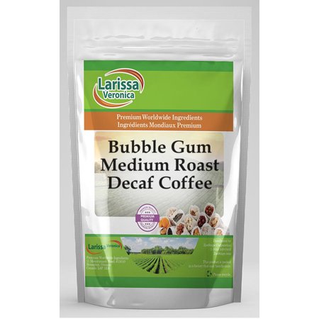 Larissa Veronica Bubble Gum Medium Roast Decaf Coffee  (Bubble Gum  Medium Roast  Whole Coffee Beans  16 Oz  1-Pack  Zin: 547857)