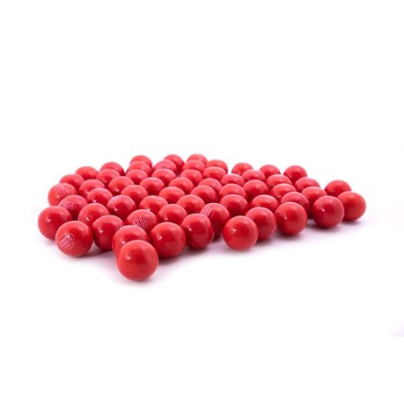 Hot Cinnamon Dubble Bubble Gumballs - 3 LB Resealable Stand up Candy Bag (approx. 180 Pieces) - 1 Inch Hot Chew Spicy Bubble Gum - Classic Cinnamon Fl