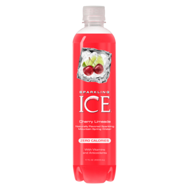 Sparkling Ice Cherry Limeade 17 Oz Plastic Bottles - Pack of 12