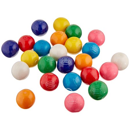 Dubble Bubble Gumballs - 1 LB Resealable Stand up Bulk Candy Bag - 1
