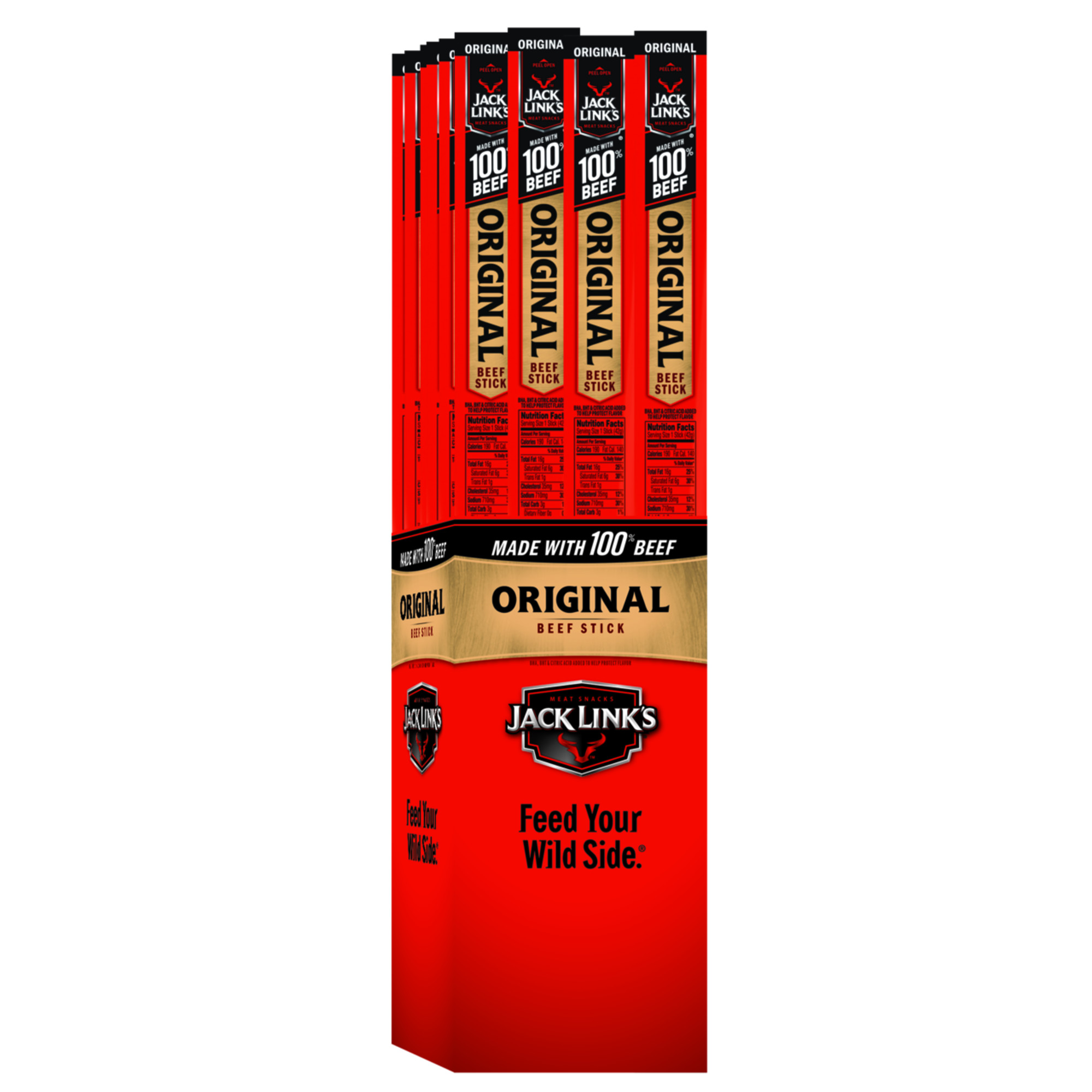 Jack Link's Beef Sticks, Original, 1.5oz, 24 CT