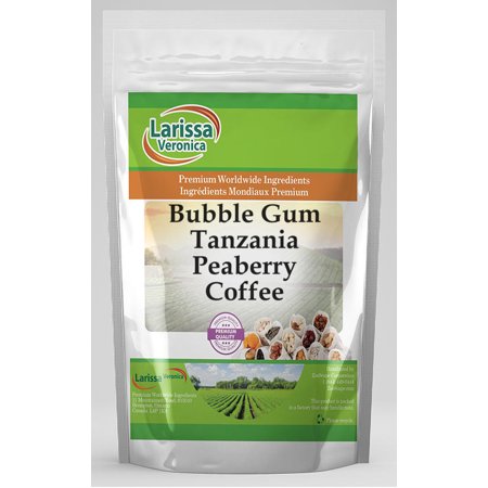 Larissa Veronica Bubble Gum Tanzania Peaberry Coffee  (Bubble Gum  Whole Coffee Beans  16 Oz  2-Pack  Zin: 547881)