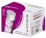 (12 Bottles) VOSS RASPBERRY-ROSE FLAVORED SPARKLING WATER 330ML PET