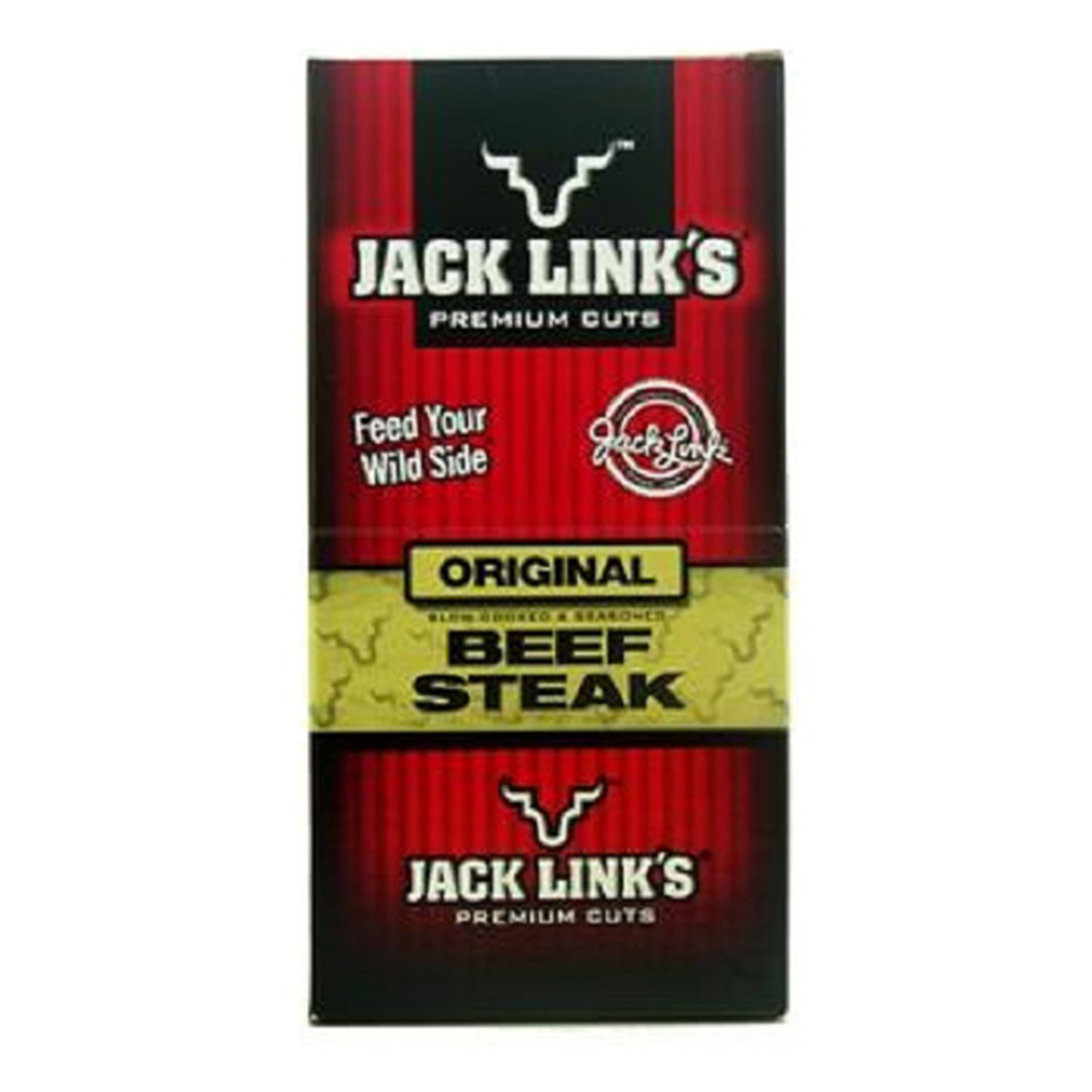 Jack Link Beef Steak  Original  Count 12 (1 Oz) - Jerkys / Grab Varieties & Flavors