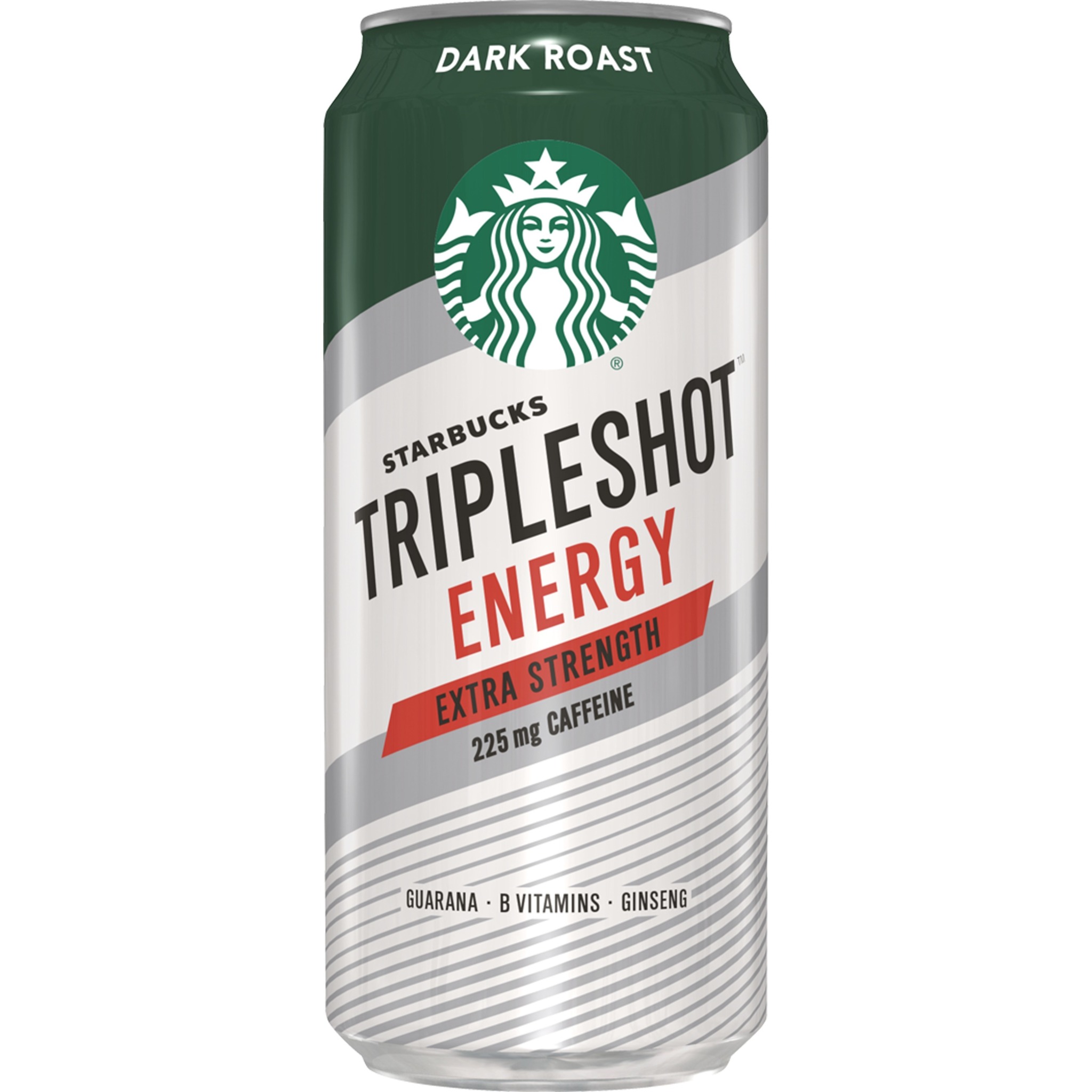 (12 Cans) Starbucks Dark Roast Triple Shot Energy, Strong Coffee Drink with 225 Mg Caffeine, B Vitamins, Guarana, and Ginseng, Rich & Roasty Flavor 15