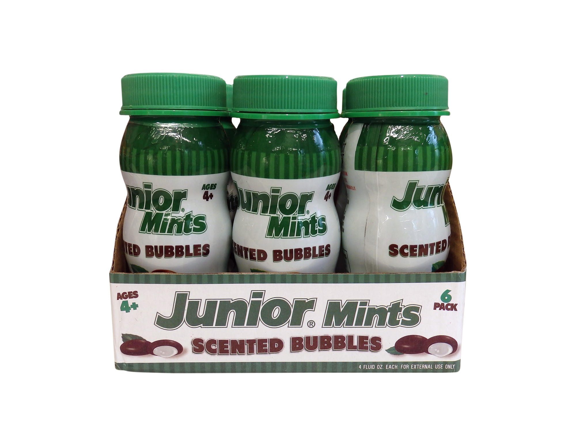 Junior Mints Scented Bubbles, 6 Pack, 4 Fl Oz.