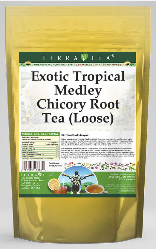 Exotic Tropical Medley Chicory Root Tea (Loose) (4 oz, Zin: 551531)