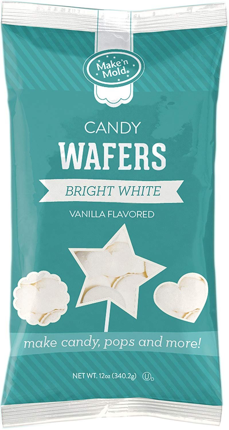 Make N Mold Vanilla-Flavored Melting Candy Wafers Bright White  12 Ounce