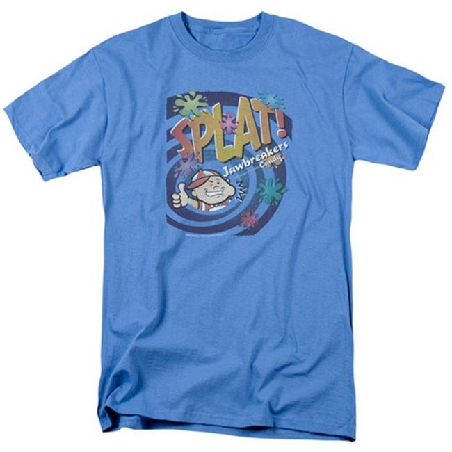 Trevco Dubble Bubble-Splat Jawbreakers - Short Sleeve Adult 18-1 Tee - Carolina Blue, 3X