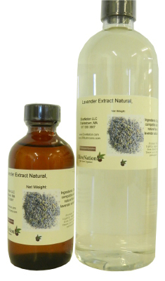 OliveNation Nartural Lavender Extract- Organic Compliant - 8 Oz - Perfect For Cakes, Whipped Creams, Teas, Chocolates And Other Delectable Desserts - Baking-extracts-and-flavorings