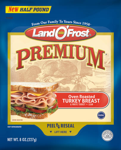 Land O'Frost Premium Oven Roasted Turkey Breast, 8 Oz.