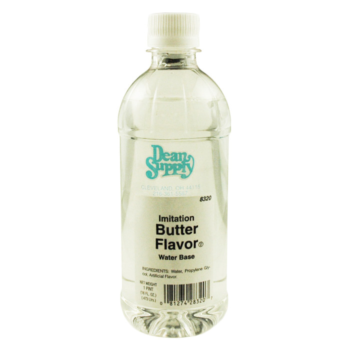 Baron Butter Flavor 16 Oz Bottle Water Base