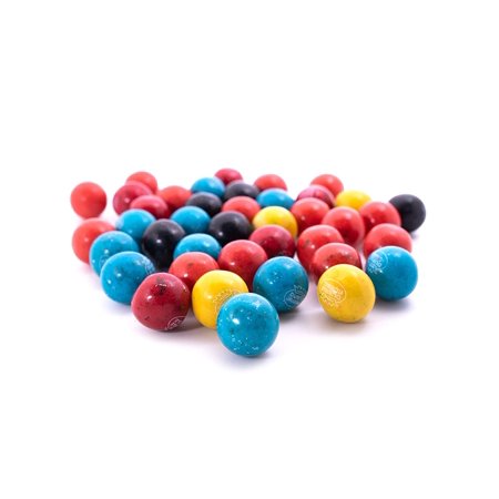 Berry Blast Dubble Bubble Gumballs - 3 LB Resealable Stand up Candy Bag (approx. 180 Pieces) - 1 Inch Gumballs in Assorted Fruit Flavors: Strawberry,
