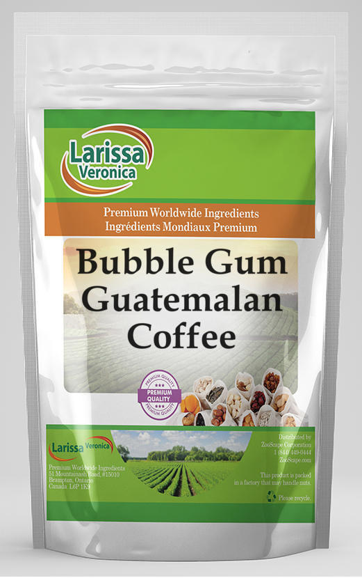 Larissa Veronica Bubble Gum Guatemalan Coffee  (Bubble Gum  Whole Coffee Beans  16 Oz  3-Pack  Zin: 547860)