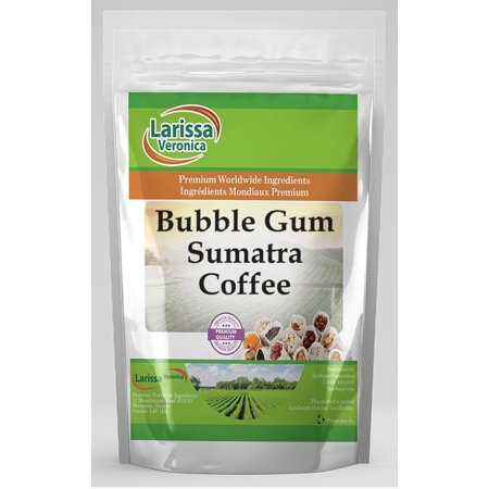 Larissa Veronica Bubble Gum Sumatra Coffee  (Bubble Gum  Whole Coffee Beans  16 Oz  2-Pack  Zin: 547869)