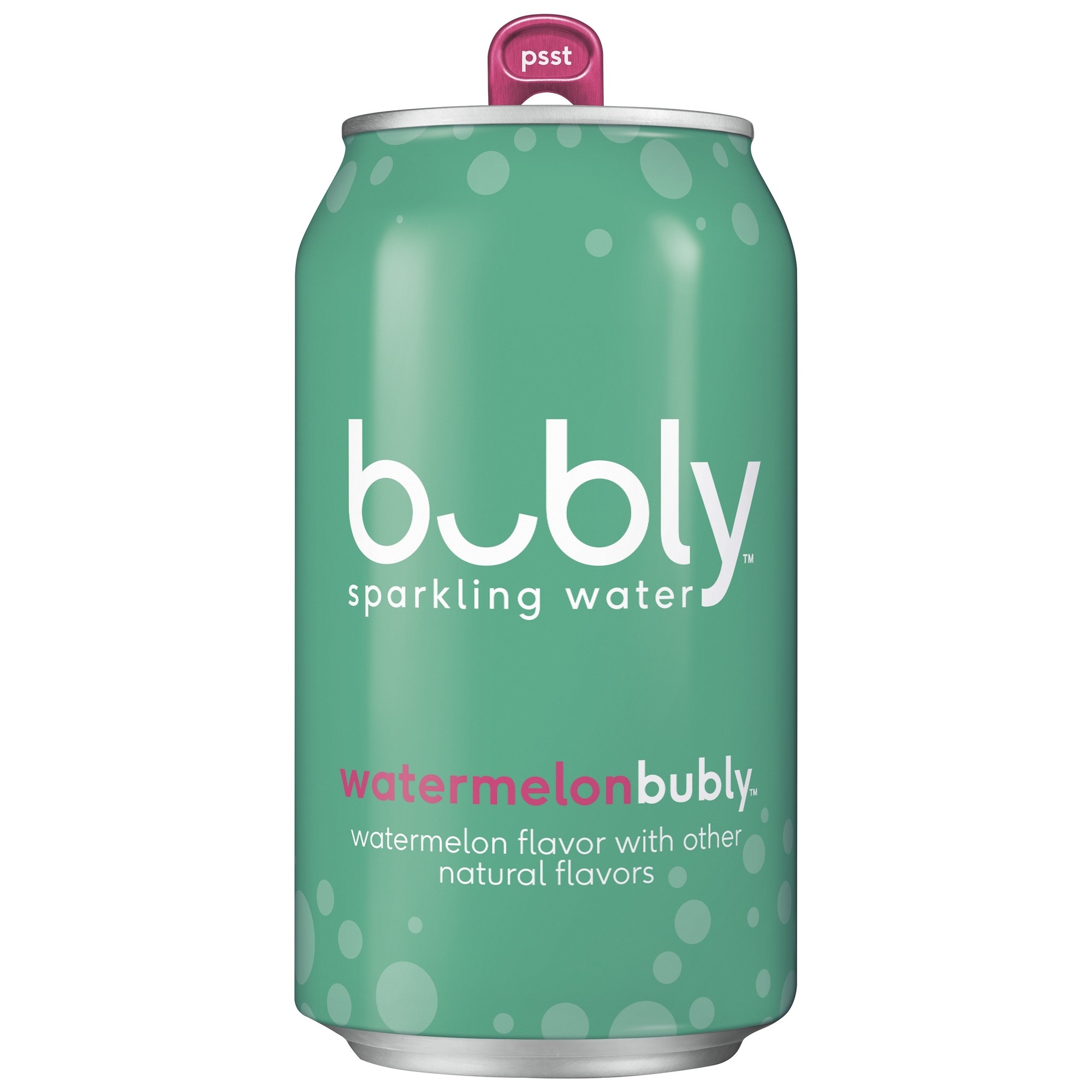 (18 Cans) Bubly Sparkling Water, Watermelon, 12 Fl Oz