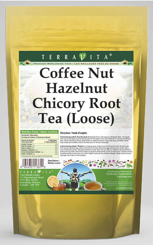 Coffee Nut Hazelnut Chicory Root Tea (Loose) (4 Oz, Zin: 565676)