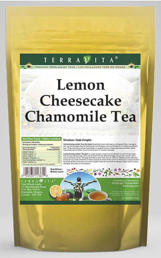 Lemon Cheesecake Chamomile Tea (25 Tea Bags, Zin: 539340)