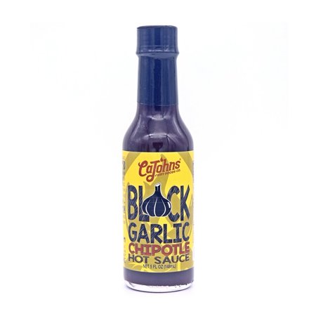 CaJohns Black Garlic Chipotle Hot Sauce 5 Oz
