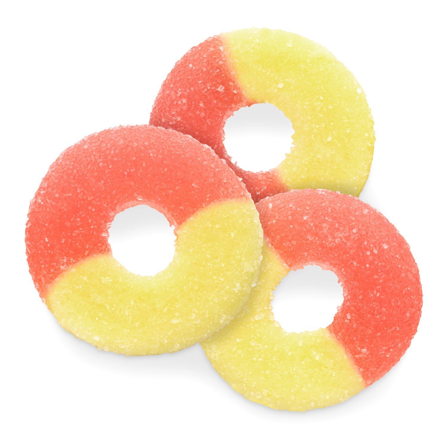 Bayside Candy Gummy Strawberry Banana Ring, 5lbs