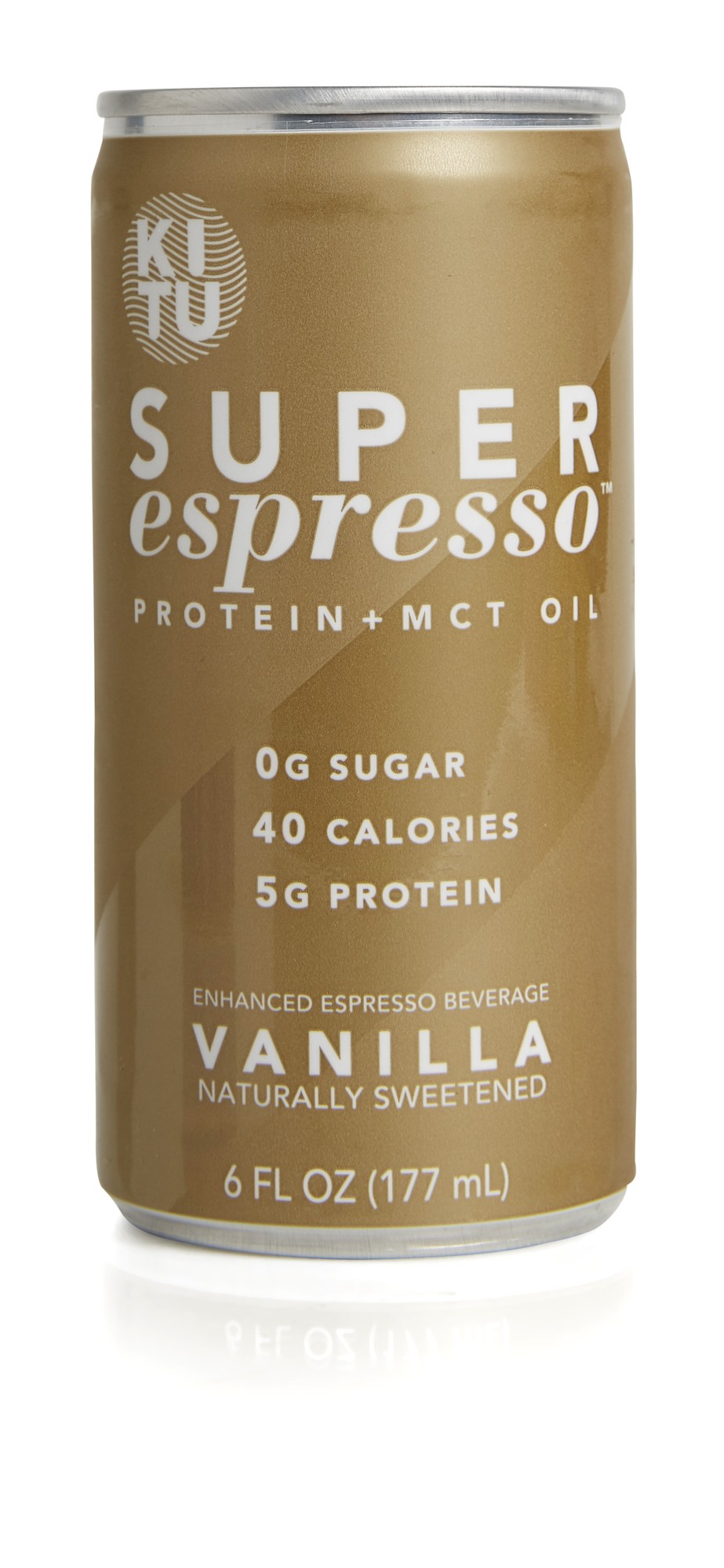 Kitu Super Coffee Sugar-Free Vanilla Espresso Coffee Drinks, 6 Fl Oz, 12 Count Cans