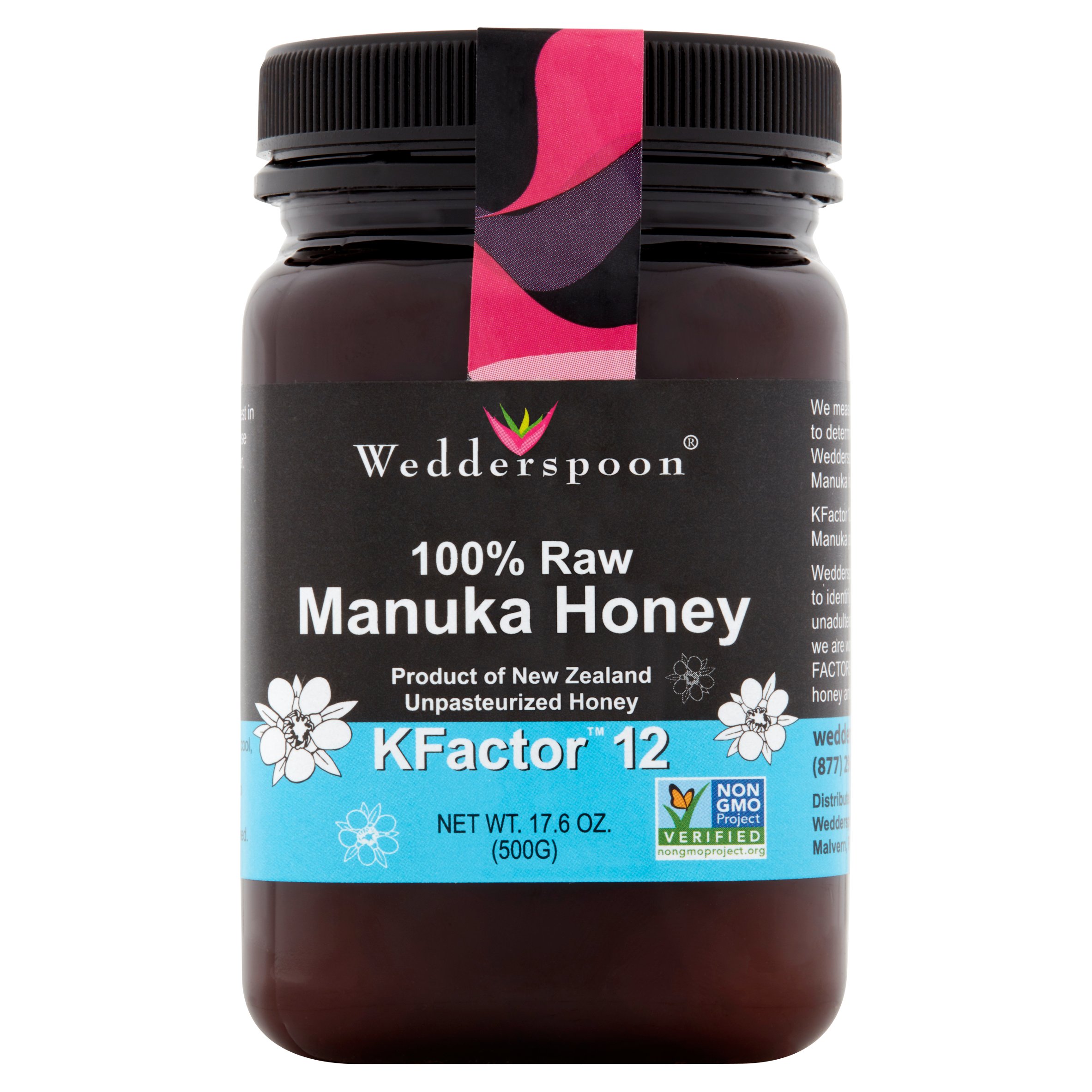 Wedderspoon Honey Raw Manuka Kfctr 12,17.6 Oz (Pack of 6)
