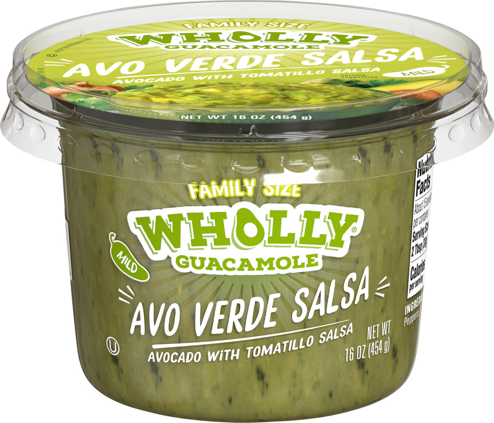 MILD AVO VERDE SALSA AVOCADO WITH TOMATILLO SALSA, MILD AVO VERDE