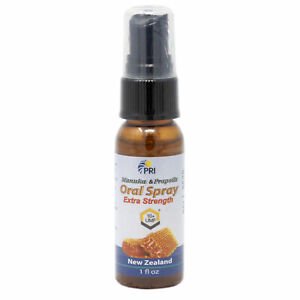 Pacific Resources International Propolis Manuka Honey Oral Throat Spray  1 Fl. Oz.