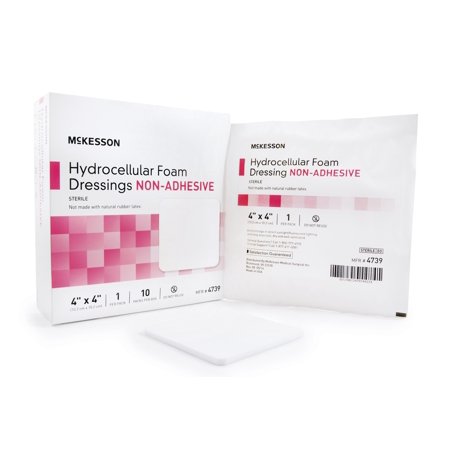 Dressing, Hydrocellular Foam N/Adh Srt 4X4  (Units per Case: 100)
