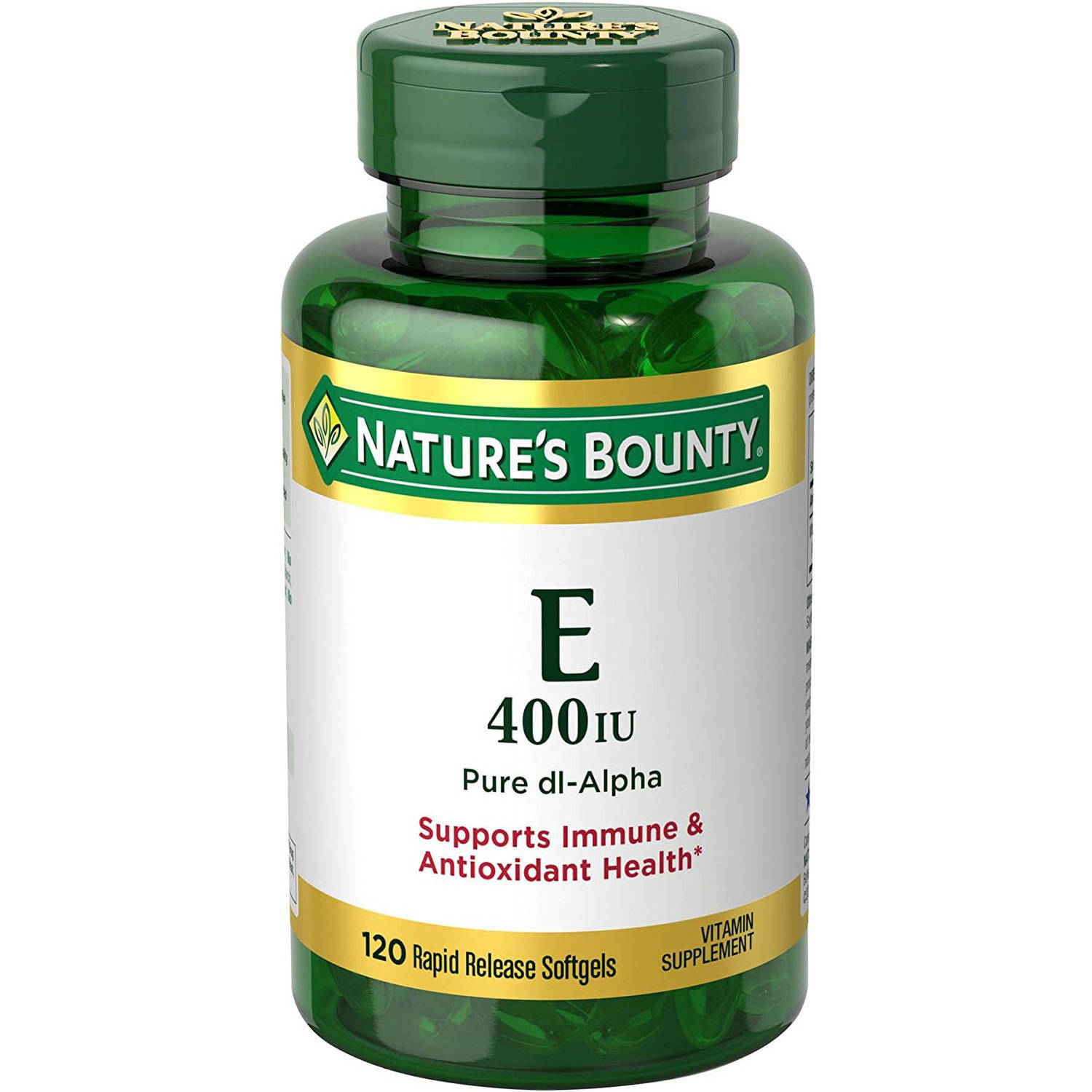 Nature's Bounty Vitamin E Dl-Alpha 400IU, 120 CT (Pack of 3)