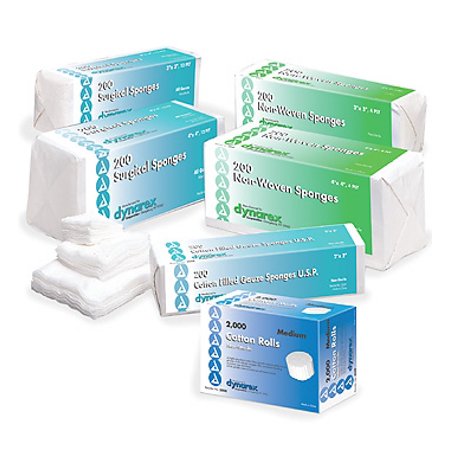 Dynarex NonWoven Sponges 3252  2   White  1000 Pack