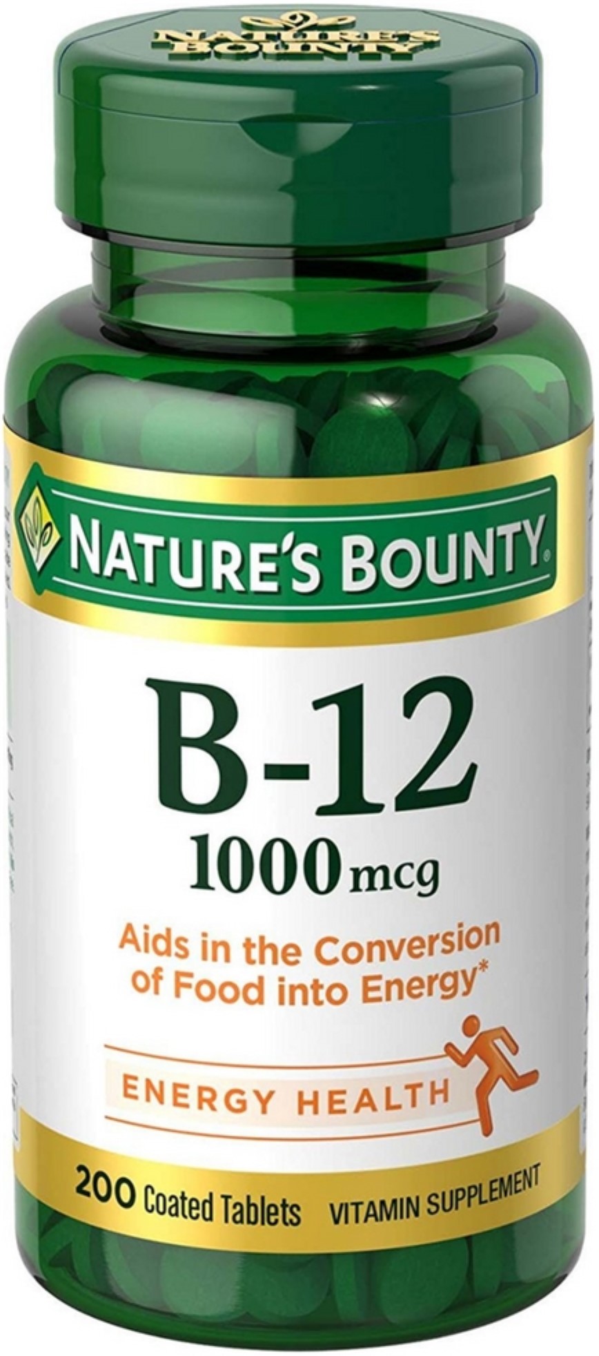 Nature S Bounty Vitamin B-12 1000 Mcg Coated Tablets 200 Ea (Pack of 6)