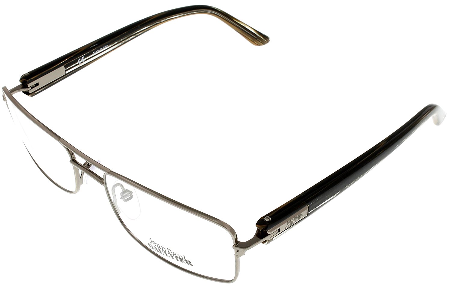 Jean Paul Gaultier Eyeglasses Frames Unisex VJP591M 0700 Rectangular Size: Lens/ Bridge/ Temple: 54-17-135-29