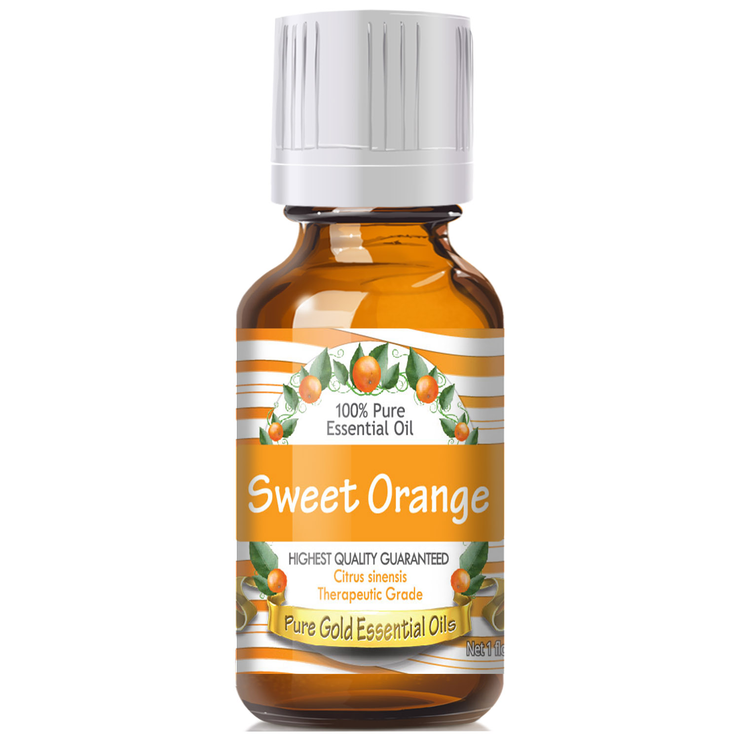 Pure Gold Sweet Orange Essential Oil, 100% Natural & Undiluted, 30ml