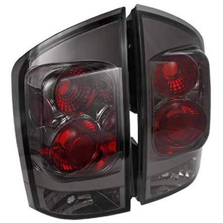 Tail Lights Rear Brake Lamp in Chrome Housing Smoke Lens Made for and Compatible with 2005 - 2015 Nissan Armada 05 06 07 08 09 10 11 12 13 14 15