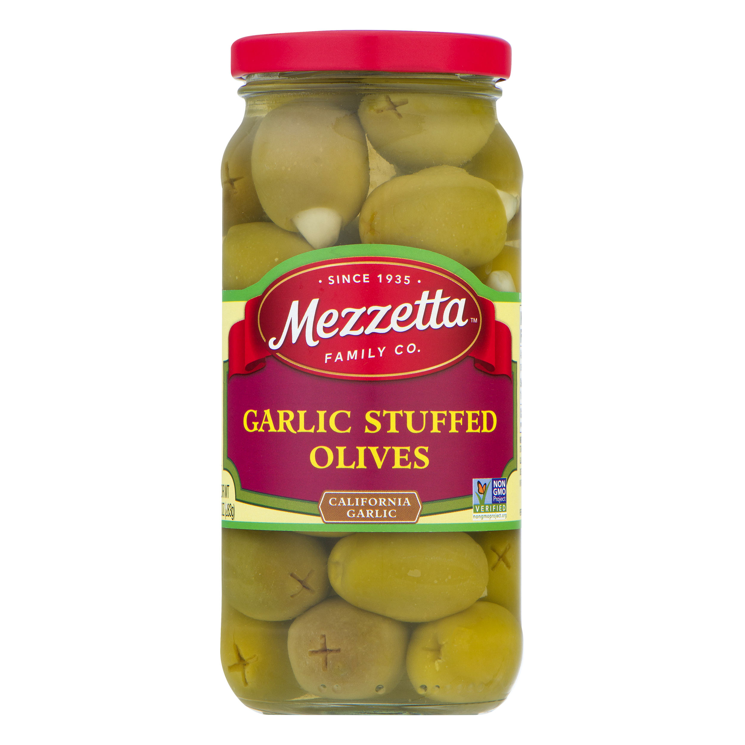 Mezzetta Olives Garlic Stuffed 6X398ML