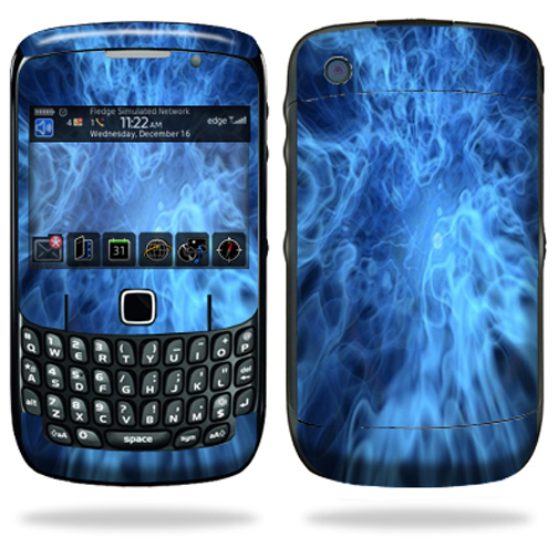 Skin Decal Wrap Compatible with Blackberry Curve 8500 8520 8530 Blue Mystic
