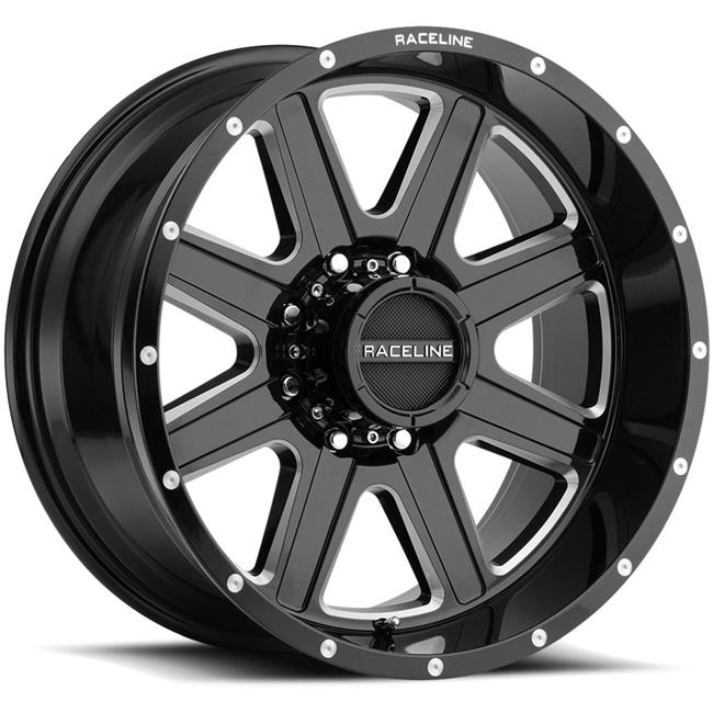 Raceline 940M-HOSTAGE 20  Cast Aluminum Wheel  HOSTAGE BMF 20X9 6X139.7 0mm Fits Select: 2015-2018 CHEVROLET SILVERADO K1500 LT  2014 CHEVROLET SILVER