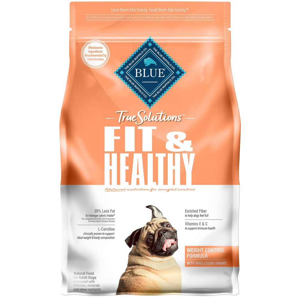 Blue Buffalo True Solutions Weight Control Natural Dry Dog Food  Chicken  4-lb. Bag