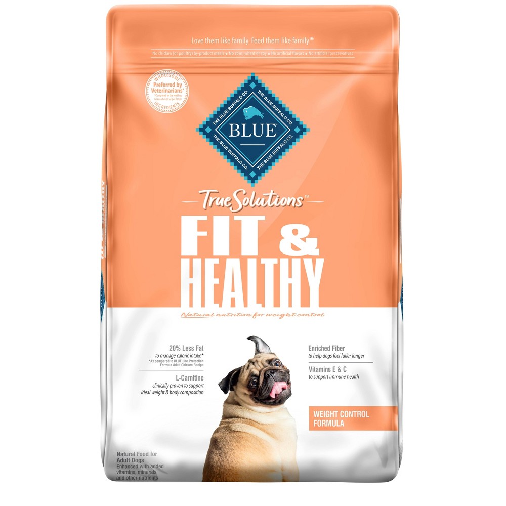 Blue Buffalo True Solutions Weight Control Natural Dry Dog Food  Chicken  24-lb. Bag