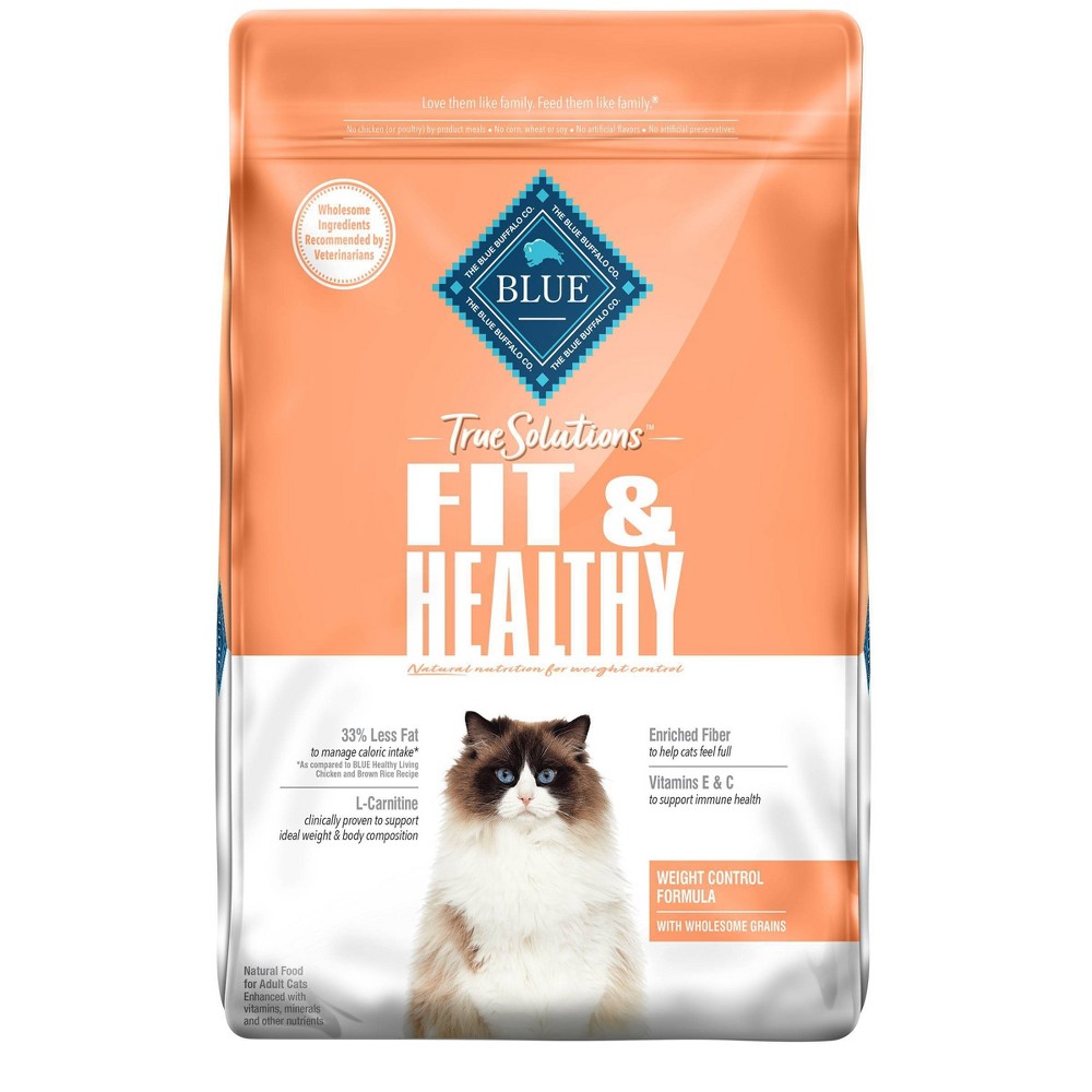 Blue Buffalo True Solutions Weight Control Natural Dry Cat Food  Chicken  11-lb. Bag