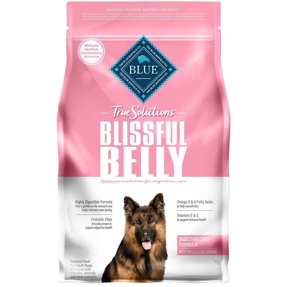 Blue Buffalo True Solutions Digestive Care Natural Dry Dog Food  Chicken  4-lb. Bag