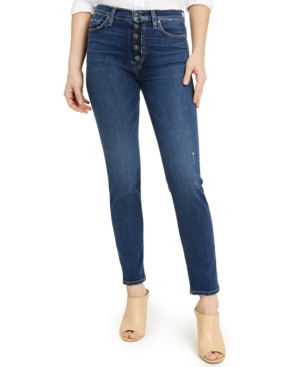 Hudson Women's Jeans Blue Size 25 Barbara High-Rise Skinny Stretch 7263-0739-P - 25