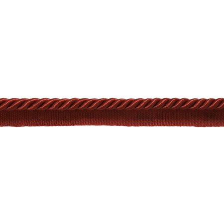 Medium 5/16 Inch Basic Trim Lip Cord (Cherry Red)  Sold by the Yard   Style# 0516S Color: CHERRY RED -E13