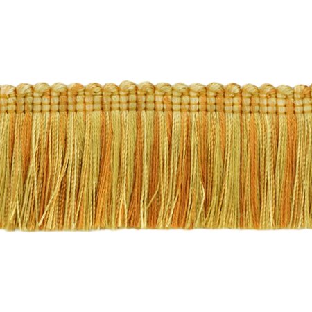 1 3/4  (4cm) Long Noblesse Collection Beautiful Brush Fringe Trim # 0175HB   Canary Gold #4875 (Dark Gold  Yellow Gold) 27 Yards (82 Ft/25m)