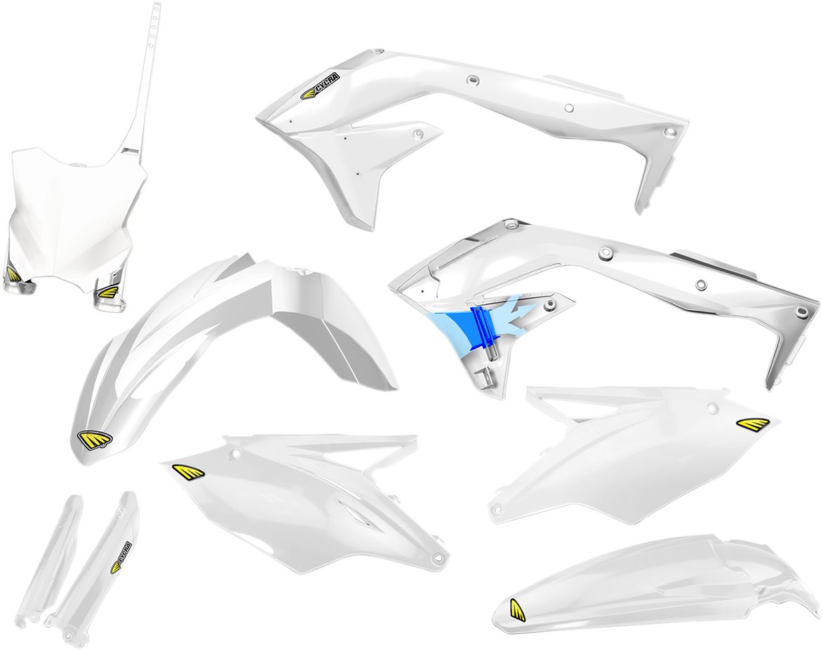 Cycra Complete White Plastic Powerflow Body Kit (1CYC-9318-42)